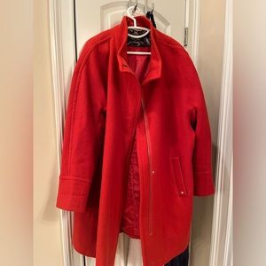 Beautiful Ellen Tracy Wool Blend Coat Plus sz 24W Orange